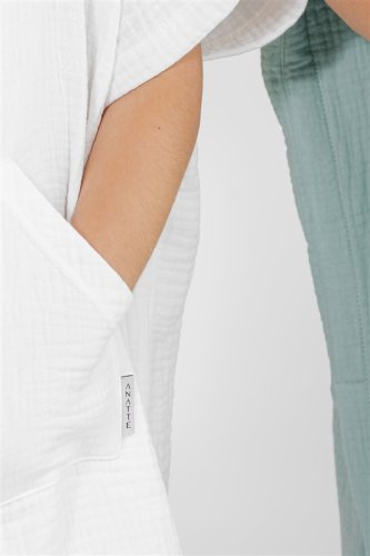 Mušelínové pončo