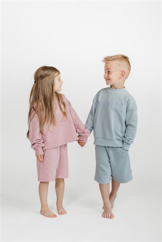 Tenká oversized mikina - skrátená