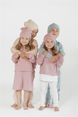 Tenká oversized mikina - skrátená