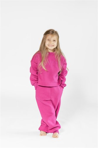Zateplená oversized mikina - krop