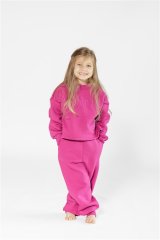 Zateplená oversized mikina - krop