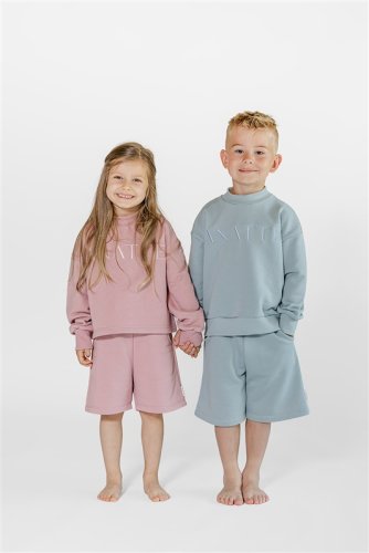 Tenká oversized mikina - skrátená